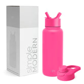 Simple Modern Summit front view showing Raspberry Vibes bottle and durable finish