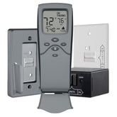 SkyTech SKY-3301 front view showing remote and receiver for easy fireplace control