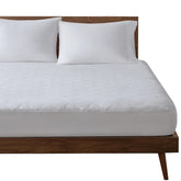 Sleep Philosophy king pad front view showing smooth cotton percale and neat edges for cool comfort