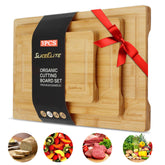 SliceElite front packaging showing three bamboo boards and eco-friendly badge