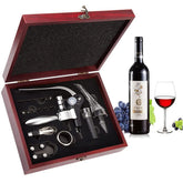 Smaier wooden case closed showing premium gift presentation and secure storage