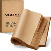 SMARTAKE front packaging showing 400 precut sheets for fast baking