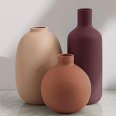 Smiletag front view of three vases showing coordinated set benefit