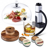 Smoky Crafts kit front packaging showing complete smoker set and benefits