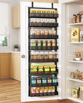 SNTD front view showing full eight-tier organizer and space saving benefit