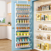 SNTD front view showing full eight-tier organizer and space-saving benefit