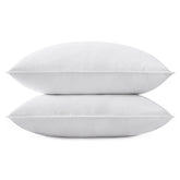 SNUG&COZY front packaging view showing two pillows and clear branding benefit durable comfort