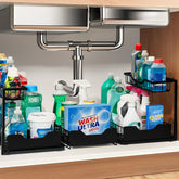 Snuvid front view showing organized two-tier storage and easy access