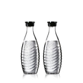 sodastream glass carafe front view showcasing sleek design and clear glass benefit