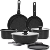 SODAY front view of full 15-piece set showing all components and storage benefit
