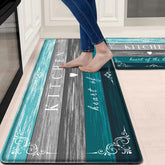 Sofort front view of cushioned anti-fatigue mat shows supportive surface and design benefit