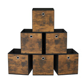 SONGMICS front view of cube set showing tidy organization benefit