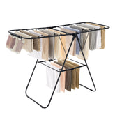 SONGMICS drying rack front view showing full capacity benefit