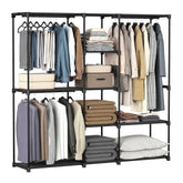 SONGMICS front full view showing compact organized storage benefit