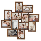 SONGMICS front view of 12-pack frames showing neat multi-photo display and curb appeal