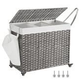 SONGMICS front view with lid closed showing organized storage benefit