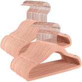 SONGMICS front view of 50-pack hangers showing tidy storage benefit