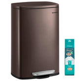 SONGMICS front view shows sleek stainless steel and tidy silhouette benefit: stylish space-saving