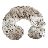 Sonoma Lavender front view of Arctic Circle neck pillow showing shape and plush cover for comfort