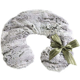 Sonoma Lavender front view of silver fox neck pillow showing shape and calming benefit