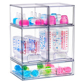 Sorbus front view of five drawers for neat bottle storage and quick access