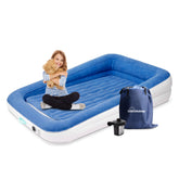 SoundAsleep mattress front view shows stable sleep surface and safe bumpers