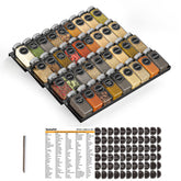 SpaceAid front view of full spice drawer kit showing organized convenience