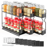 SpaceAid front view assembled showing neat spice storage and easy access