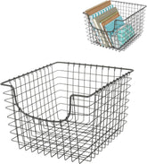 Spectrum front view of basket showing scoop access and organized pantry benefit