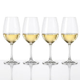 Spiegelau front view showing elegant stem and clear crystal for refined presentation
