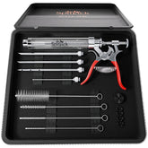 SPITJACK front view showing compact injector and ergonomic handle benefit: comfortable control