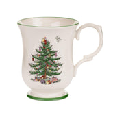 Spode Christmas Tree front view showing festive pattern and durable finish