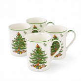 Spode Christmas Tree front view showing classic tree motif and clear pattern benefits