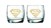 Spoontiques Superman glass front in DC window box highlighting collectible display
