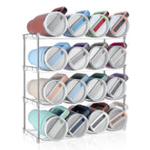 spospo front packaging view showing clear PET and organized bottles for easy selection