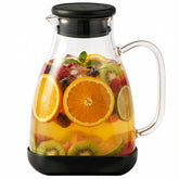 Spreccio pitcher front view showing elegant design and generous capacity benefit