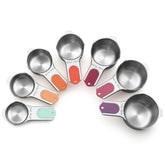 Spring Chef full Desert Sunset measuring cup set neatly nested for compact storage and visual appeal