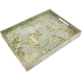 Spsyrine tray front view showing full rectangle and pattern, easy identification benefit