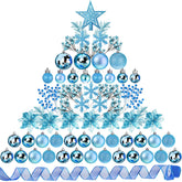 Sratte front packaging showing full 94-piece blue ornament set benefits durability