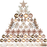 Sratte front view of all 94 champagne gold pieces showing full set and value