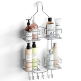 SRIWATANA chrome caddy front view shows organized storage and saves space