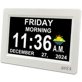 SSYA front-facing display showing full date and daypart for quick understanding
