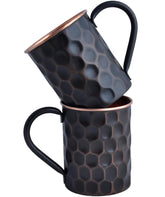 STAGLIFE front view of black mug shows modern look and instant appeal
