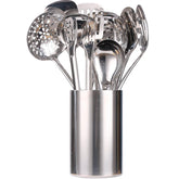 Standcn front view of utensils with holder showing organized countertop benefit