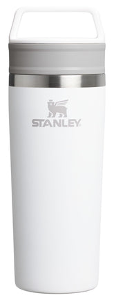 STANLEY Cafe To Go front view showing mug and lid, durable travel convenience