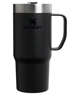 STANLEY mug front view showing sleek Black 2.0 finish and capacity benefit