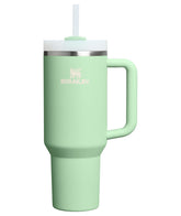 STANLEY Quencher front view showing pistachio finish and large capacity benefit