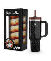 STANLEY Quencher front view showing Midnight-Black Western Ken print and benefit: bold style