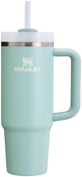 STANLEY Quencher seafoam front view showing sleek tumbler and large capacity