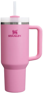 STANLEY Quencher H2.0 front view in Peony showing capacity and color